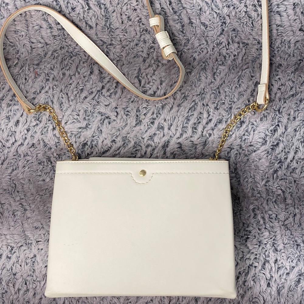 White Cross body bag